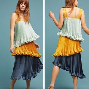 NWOT Anthropologie Guapa Tiered Midi Dress